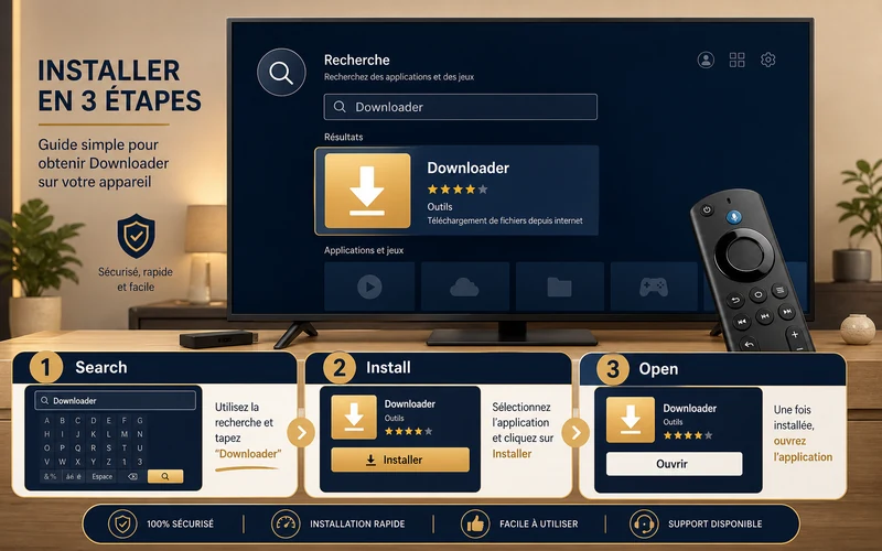 Installer Downloader sur Fire Stick pour configurer Atlas Pro ONTV